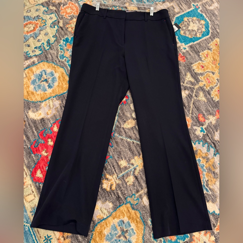 Ladies Tommy Hilfiger Navy Flare Dress Pants
